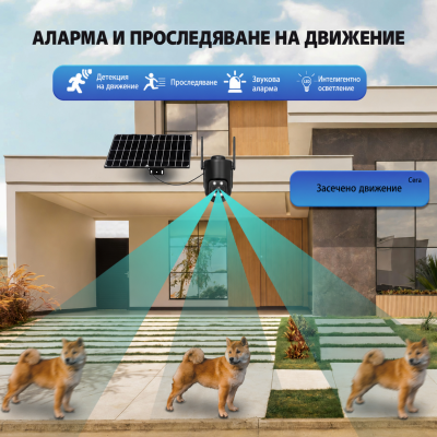 4G СОЛАРНА ЛОВНА КАМЕРА SUNVISION 16MP IP66 + ПОДАРЪК 64GB