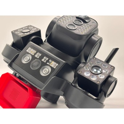 СОЛАРНА WIFI КАМЕРА SUNVISION 16MP С 3 ОБЕКТИВА + ПОДАРЪК 64GB