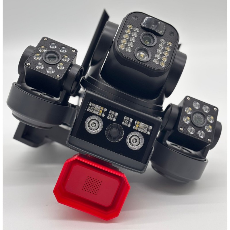СОЛАРНА WIFI КАМЕРА SUNVISION 16MP С 3 ОБЕКТИВА + ПОДАРЪК 64GB