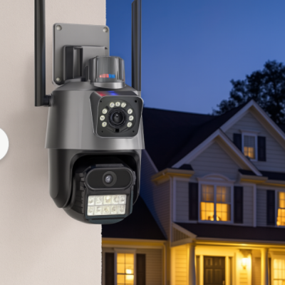 Двойна Smart WiFi IP камера LULY 2×12MP – 4K Ultra HD