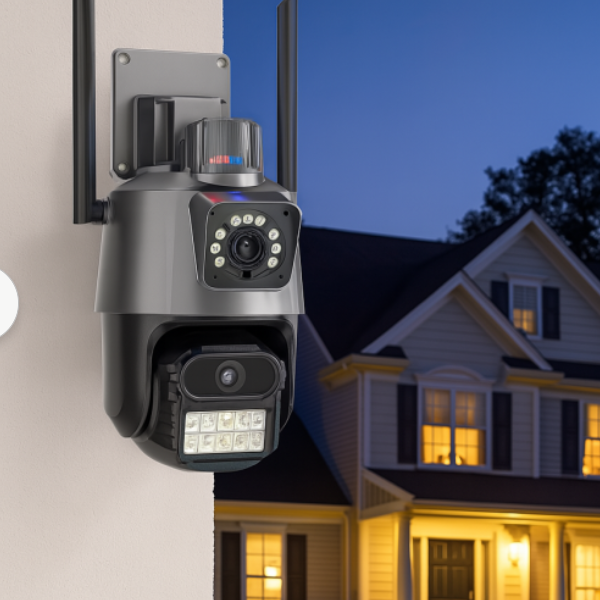 Двойна Smart WiFi IP камера LULY 2×12MP – 4K Ultra HD